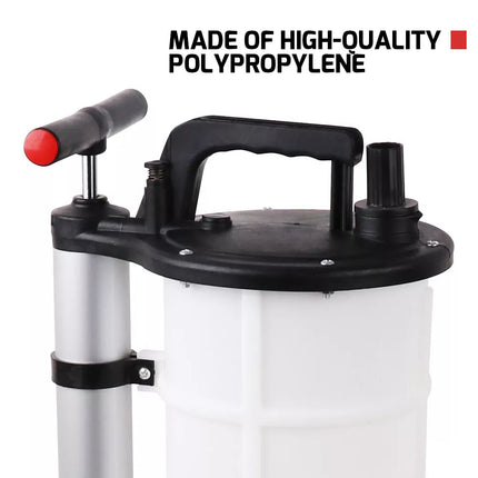 9L Waste Oil Fluid Extractor Pump Manual Fuel Suction Vacuum Car Boat Transfer