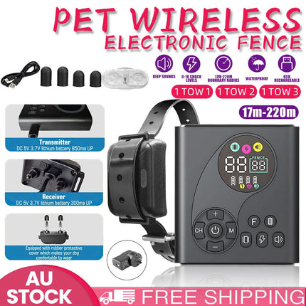 Anti Barkingelectric Shock Dog Pet Training Electroniccollarobeys Remote