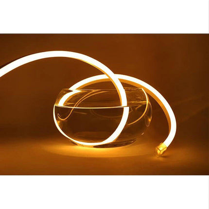 5M / 16.4FT DC 12V 2835 Flexible LED Strip Waterproof Sign Neon Lights Silicone Tube Yellow