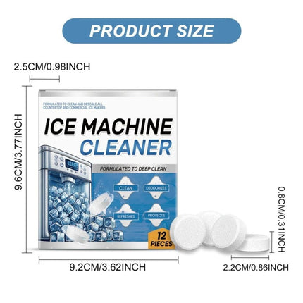Ice Machine Cleaner Maker Descaler -36 Pieces Clean Tablets