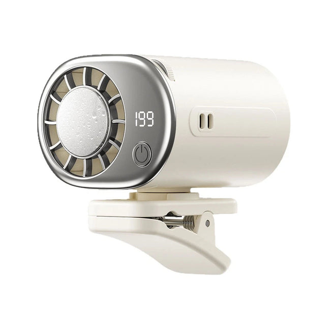 Car Clip On Air Conditioner Fan with 16°C Semiconductor Cooling Chips 199 Speeds