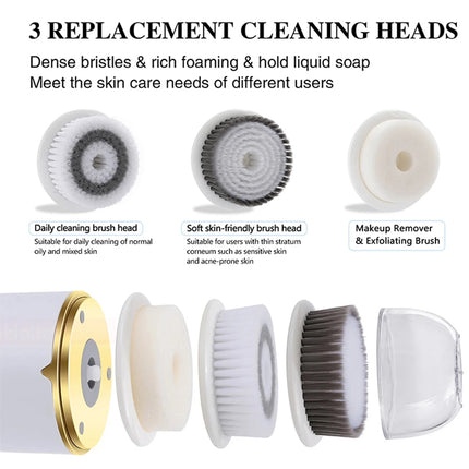 Waterproof Silicone Face Cleansing Brush Massager