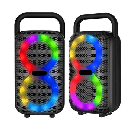 Bluetooth Portable Party Speaker with Colorful Lights Floor Standing Speakers