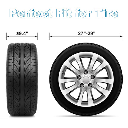 2pcs Heavy Duty Tire Cover RV Caravan Camper 27-29" Tyre Wheel Waterproof Protection