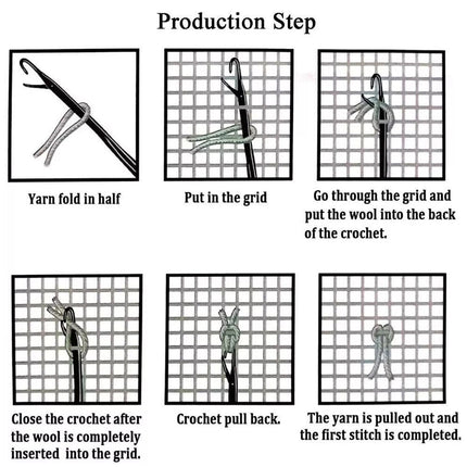 Owl Latch Hook Rug Kit for Beginners Handmade Carpet Making Set Fun DIY Gift