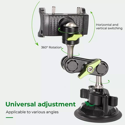 Universal Ball Head Arm for Phone 360 Rotating Car Phone Tablets Holder Mount