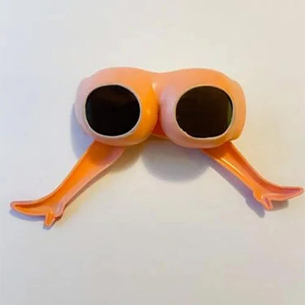 2PCS Funny Sunglasses Novelty Leg Buttocks Eye Glasses Party Costume Prank Toy