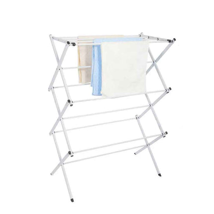Clothes Rack Towel Hanger Airer Drying Horse Laundry Foldable Free Stand Plastic