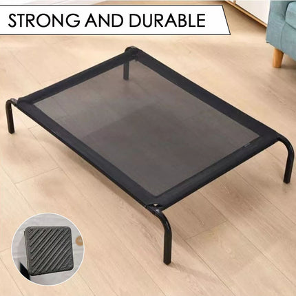 Heavy Duty Pet Raised Bed Elevated Trampoline Hammock Cat Dog Raised Deluxe