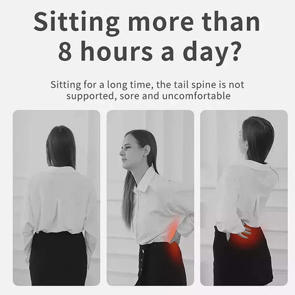 Office Chair Seat Cushion  Breathable Comfortable Pad Support Comfort Pillow Pad Home Use Blue