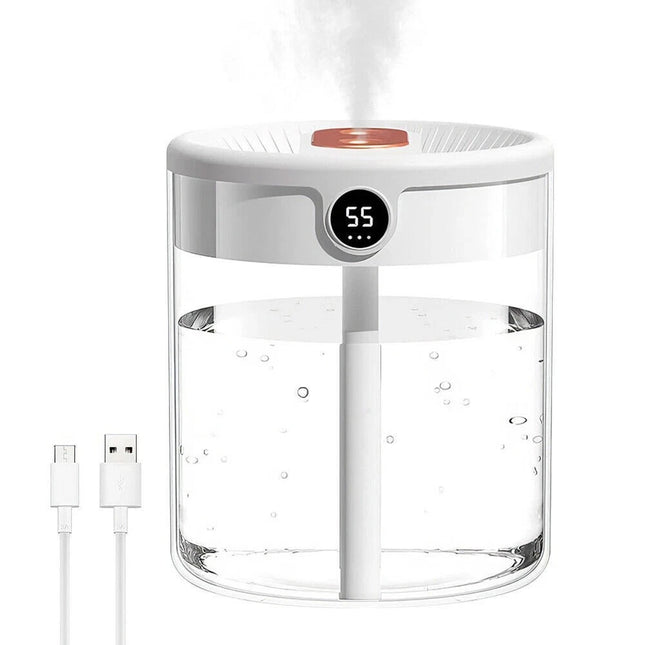 Humidifier Plant Humidifier Ultra Quiet with Humidity Display 2000ml For Bedroom