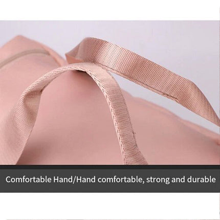 Pink Waterproof Portable Travel Luggage Carry On Shoulder Hand Duffle Bag