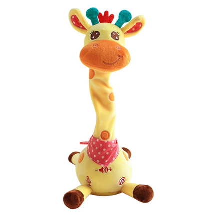 Giraffe Plush Toy With Fun Music And Dance Mode Plush Pet