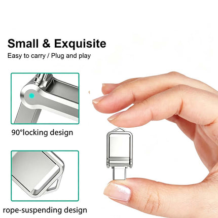 128GB USB 3.0 Type C Memory Stick Otg Flash Drive for Android Samsung Silver