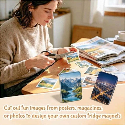 20PCS Rectangle 5 x 8CM DIY Acrylic Photo Display Craft Set, Clear Picture Holder Making Kit
