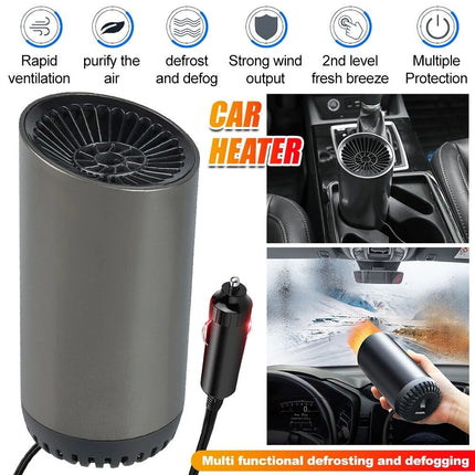 Portable 12V Car Warmer Fan 150W Electric Windscreen Defroster
