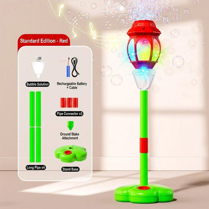 Bubble Torch Garden Lamp Automatic Bubble Maker Stand Bubble Machine Outdoor