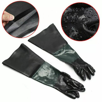 Sandblaster Sandblasting Gloves for Sand Blasting Cabinet Sandblast Glove 1 Pair