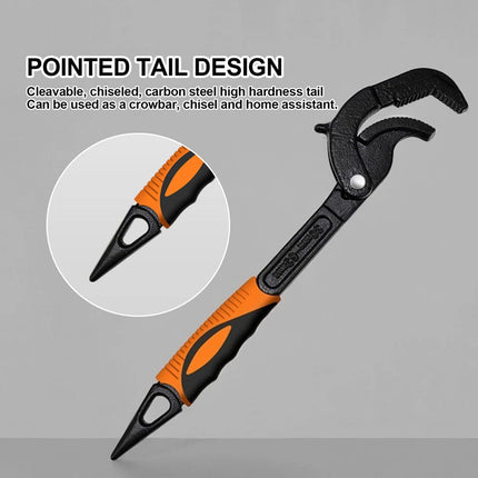 Universal Quick Snap and Grip Adjustable Wrench Spanner Multi-function Set 38CM