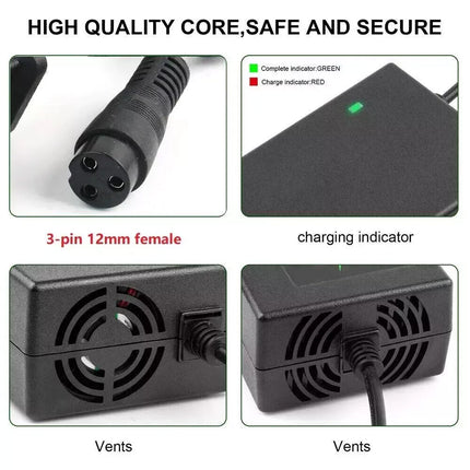 67.2V 2A Lithium Battery 3 pin Charger for 60V 16S Electric Scooter eBike Charge