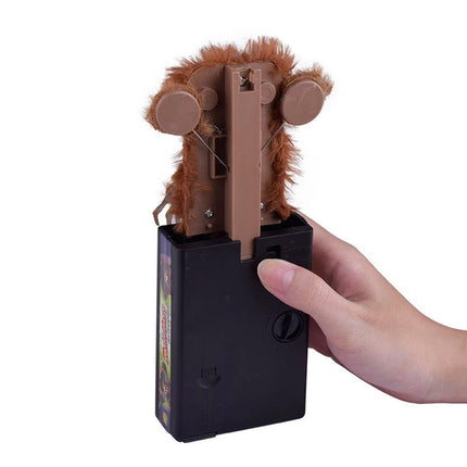 Realistic Surprise Prank Monkey Toy Pet Pranksters Pop Up Prank Funny Gift Tongue + Teeth