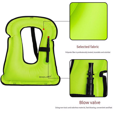 Lifejacket Buoyancy Vest for Adults Swimming Aid Safe Water Sports Equipment