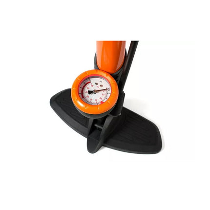 High Pressure Bicycle Bike Alloy Floor Air Pump Gauge - NXP38