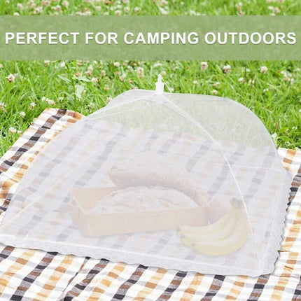 BBQ Food Cover Collapsible Food Cover Pop Up Mesh Fly Net Kitchen Party 43CM