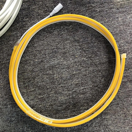 5M / 16.4FT DC 12V 2835 Flexible LED Strip Waterproof Sign Neon Lights Silicone Tube Yellow