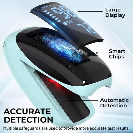 Professional Finger Pulse Oximeter Blood Oxygen Saturation Heart Rate Monitor