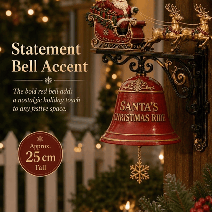Sounding 3D Wall-mounted Doorbell Christmas Party Door Hanger Garden