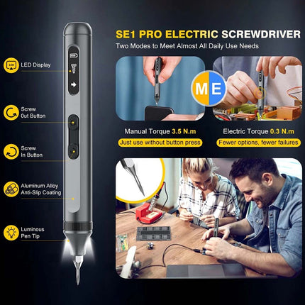 Mini Electric Screwdriver 50-in-1 Set – Cordless, Rechargeable, Precision Bits for Home & DIY
