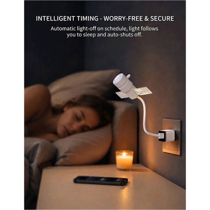2in1 Plug and Play HD Star Projector Night Light Christmas 360° Rotate