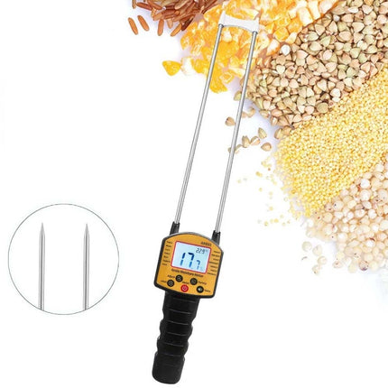 Portable Hay Grain Moisture Meter Corn Rice Bean Moisture Tester Voice Broadcast