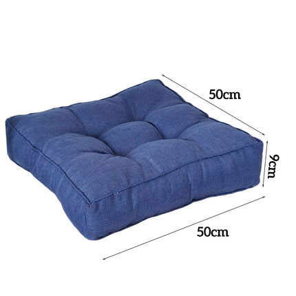 1Pcs Floor Pillow Multipurpose Decorative Thick Large Square Meditation Couch Pillo