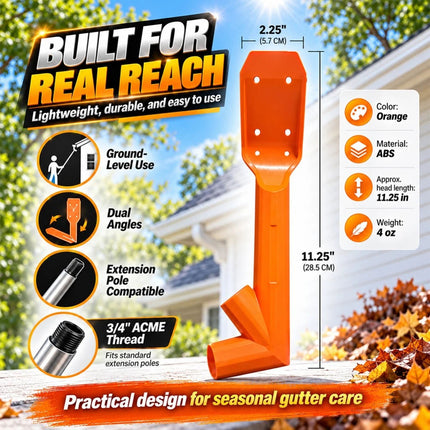 Roofing Leaf Shovel Gutter Cleaning Tool With Long Handle for Home