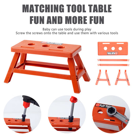 Simulation Tool Set with Toy Drill Tool Box Pretend for Play Construction