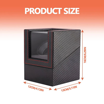 Single Automatic Watch Winder Storage Display Case Box With Silent Xmas Gift AU