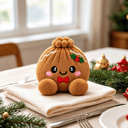 Christmas Mystery Dumpling Brown Bun Plush Edition with Steamer