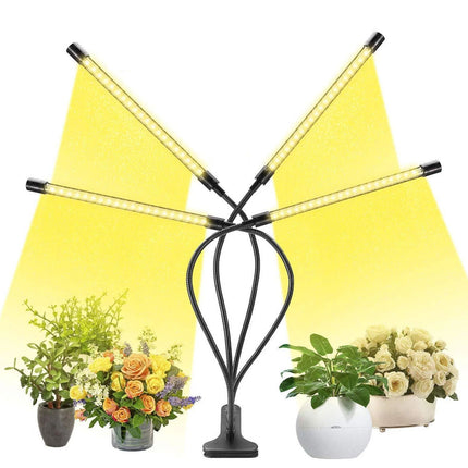 4 Head LED Grow Light with Stand for Indoor Plants Full Spectrum Plant Grow Lamp