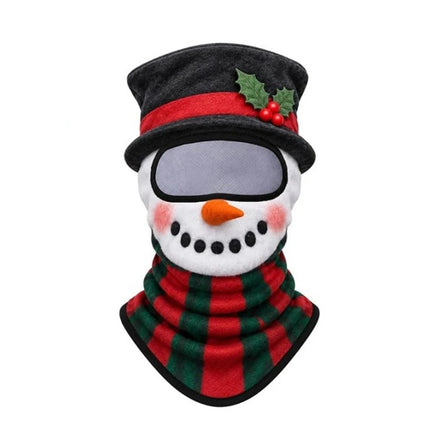 Christmas Ski Mask Funny Realistic Face Balaclavas 3D Printed Full Face Winter
