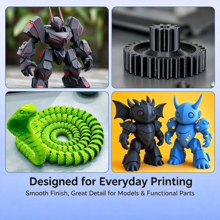 Matte PLA 3D Printer Filament 1.75mm 1.1KG, Multiple Colour Options