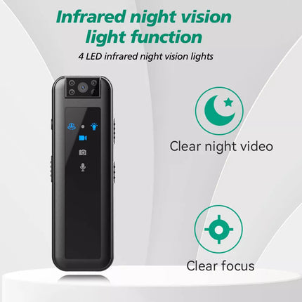1080P HD Sport Camera Body Cam Mini Wearable Video Recorder For Personal Police
