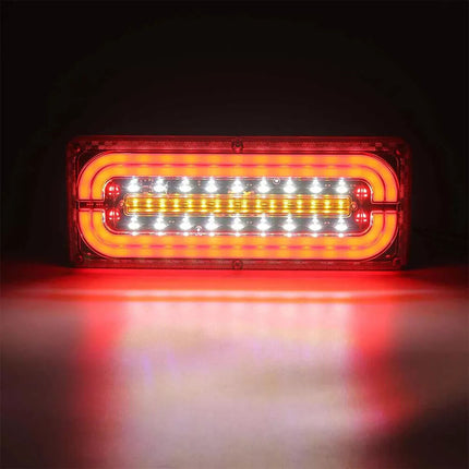 2X LED Tail Lights Sequential Indicator Trailer Ute Caravan Truck Stop 10-30V