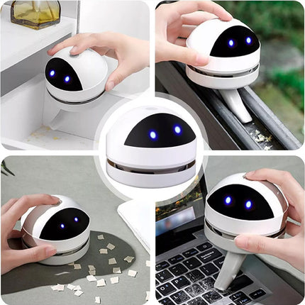 Desktop Vacuum Cleaner Mini Desk Dust Table Sweeper Cleaner for School/Office