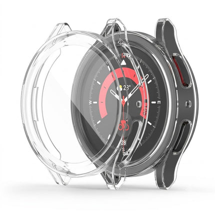 Samsung Galaxy Watch 5 Pro 45mm Screen Protector Case, Full Protection Cover Soft TPU Bumper Frame