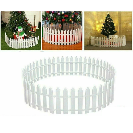 50Pcs Picket FenRK Garden Fencing Lawn Edging Home Yard Christmas Tree Fence