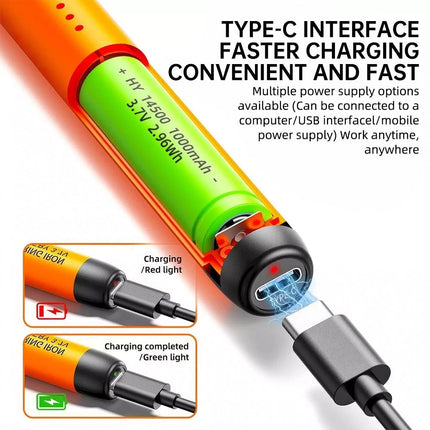 Cordless Soldering Iron Kit Usb Rechargeable Digital Display 5-speed Temperature
