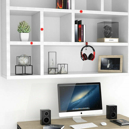 Headset Hanger Headphone Hook Holder Desk Mount Stand with Foldable Clamp