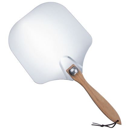 35cm Aluminum Pizza Peel Oven Paddle Shovel Baker + Wooden Handle Cooking Tool  European Style